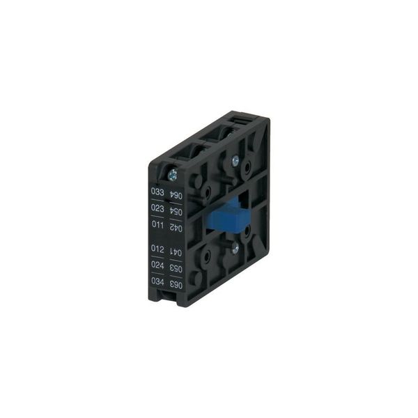 Auxiliary contact, 2N/O+1N/C, for P5, 250A, flush mounting image 6