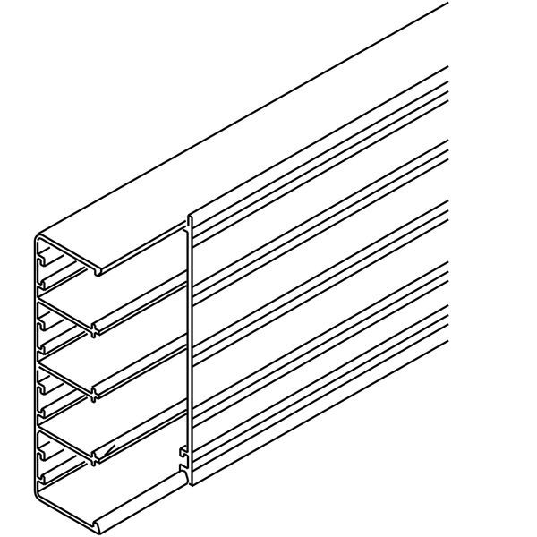 Thorsman - FED-K12334 - feeder trunking - white - 2.5 m image 4