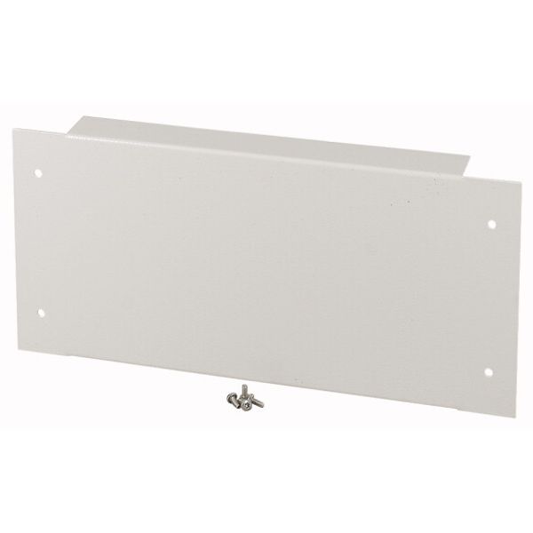 Plinth, front plate for HxW 200 x 425mm, grey image 1