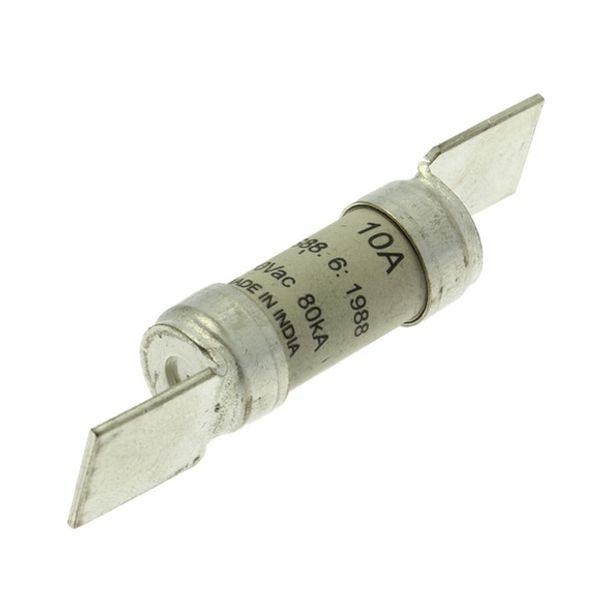 Fuse-link, low voltage, 10 A, AC 550 V, BS88/F2, 14 x 68 mm, gL/gG, BS image 3