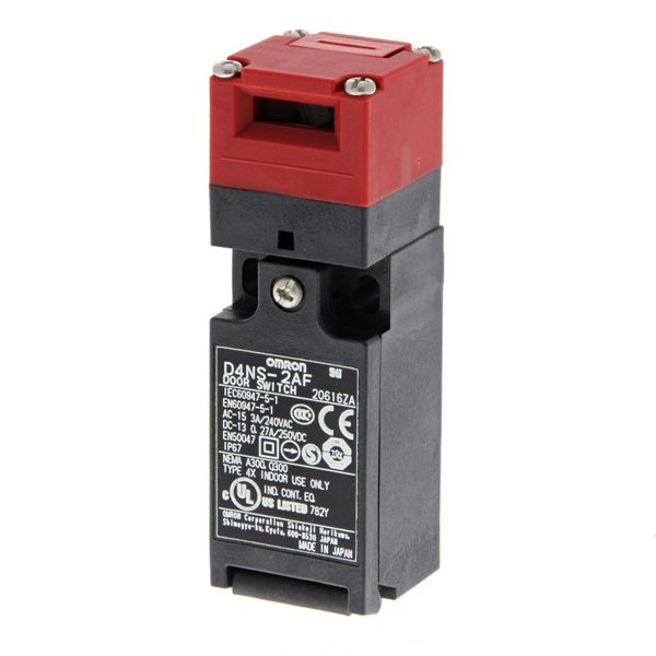 Safety-door switch, D4NS, M20 (1-conduit), 2NC/1NO (MBB contact) image 3