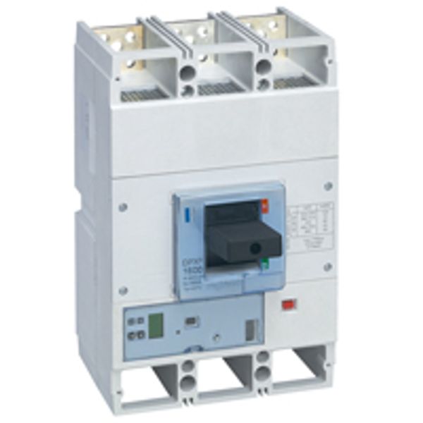 MCCB DPX³ 1600 - S2 electronic release - 3P - Icu 70 kA (400 V~) - In 1250 A image 1