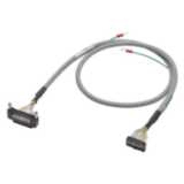 I/O connection cable, with shield connection, FCN24 to MIL20 for G70A- XW2Z8144M image 3