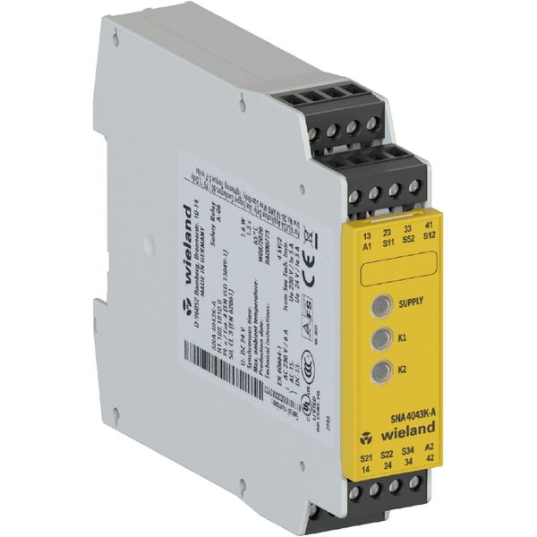 DEVICE FOR MONITORING OF SAFETY-RELATED CIRCUITS SNA4043K-A AC/DC 24V (A) image 1