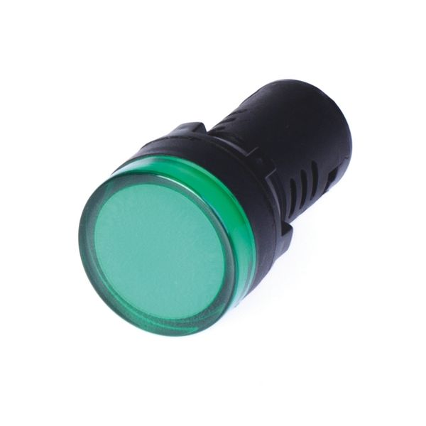 PILOT LAMP Ø22mm - 220V - LED GREEN image 1