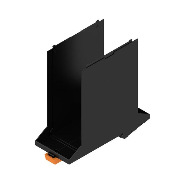 Basic element, IP20 in installed state, Plastic, black, Width: 45 mm image 3