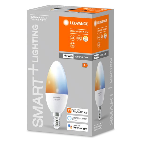 SMART+ WiFi Candle Tunable White 40 4.9 W/2700…6500 K E14 image 9
