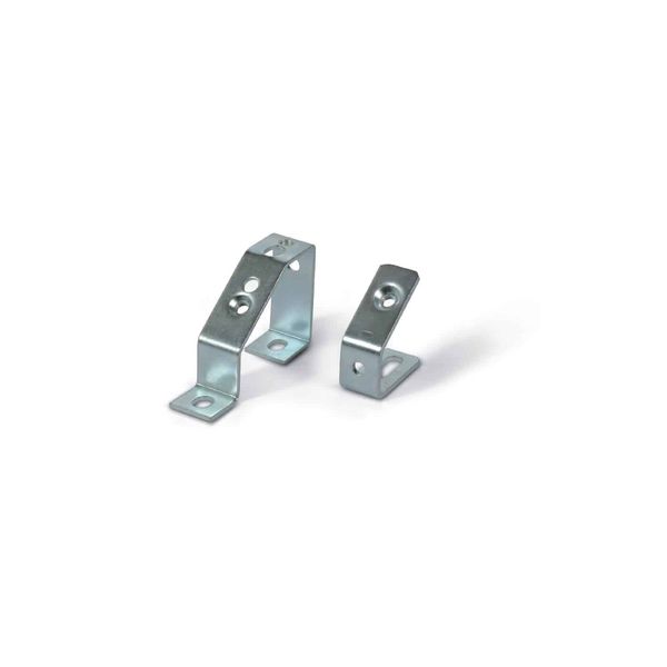 Angled bracket 18x40xH53mm for DIN rail fixing image 1