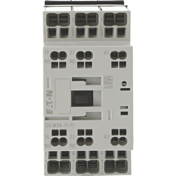 Contactor, 3 pole, 380 V 400 V 18.5 kW, 1 N/O, 1 NC, 42 V 50 Hz, 48 V 60 Hz, AC operation, Push in terminals image 13