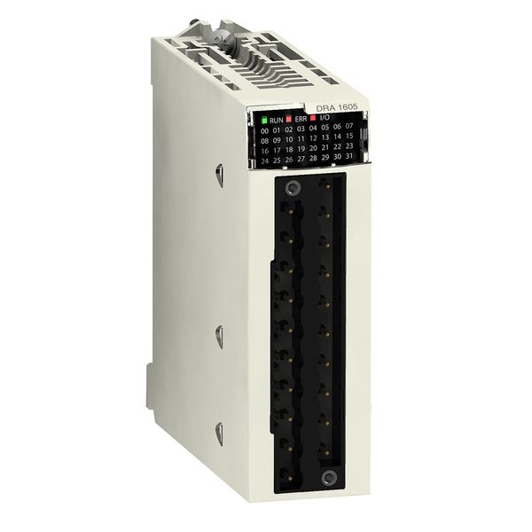 discrete output module X80 - 16 outputs - relay - 24 V DC or 24...240 V AC image 1