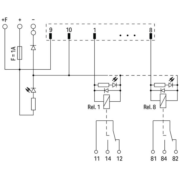 Interface module for system wiring Pluggable connector per DIN 41651 M image 3