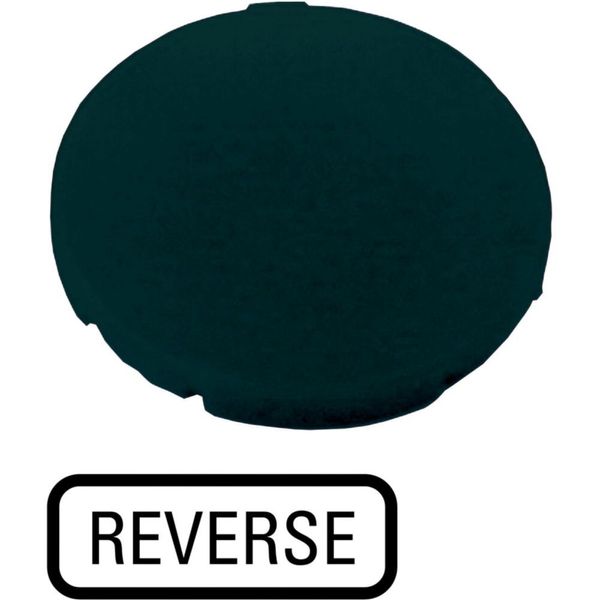 Button plate, flat black, REVERSE image 6