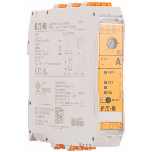 DOL starter, 24 V DC, 0,18 - 3 A, Push in terminals, Controlled stop, PTB 19 ATEX 3000 image 4