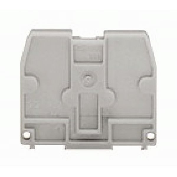 End plate for terminal blocks with snap-in mounting foot 2.5 mm thick image 4