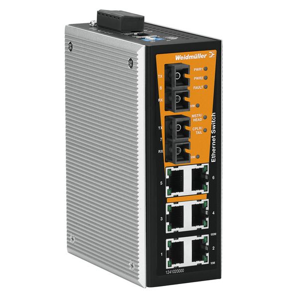 Network switch (managed), managed, Fast Ethernet, Number of ports: 6x  image 3