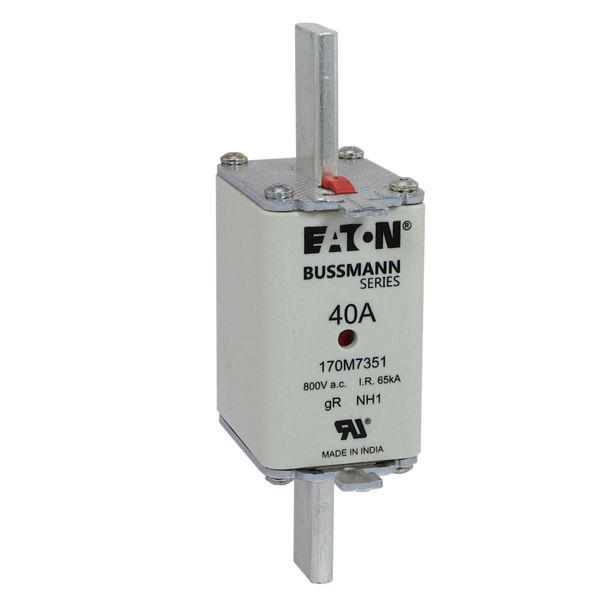 FUSE 40A 800V AC gR SIZE 1 DUAL IND image 21