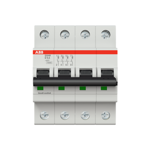 S204M-C0.5 Miniature Circuit Breaker - 4P - C - 0.5 A image 5