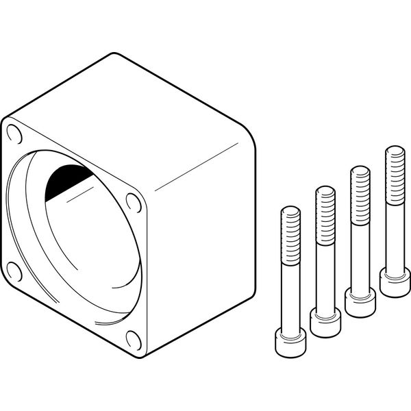 EAMK-A-D100-77A/B Coupling housing image 1