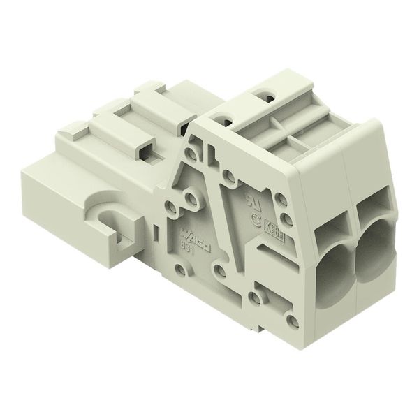831-3202/109-000 1-conductor male connector; Push-in CAGE CLAMP®; 10 mm² image 1