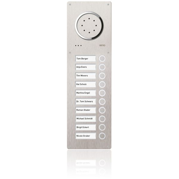 Acero Stainless Steel Door Station Audio, 10 units, Audio, Stainless Steel image 1