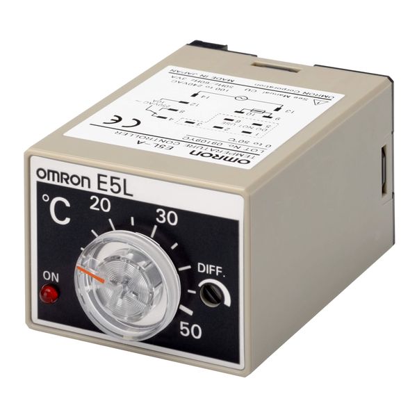 Electronic thermostat with analog setting, (45x35)mm, -30 to 20deg, so image 4