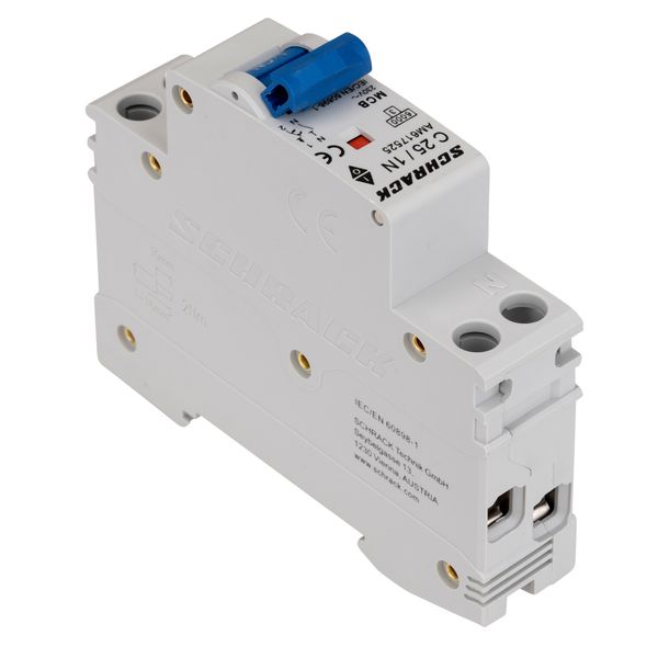 Miniature Circuit Breaker (MCB) AMPARO 6kA, C 25A, 1+N, 1MW image 7