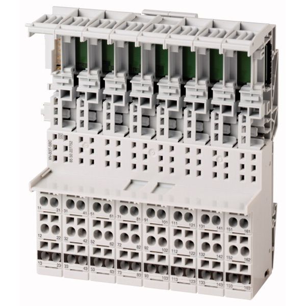 Base module block XI/ON, tension spring, 3 connection levels, con. to C rail image 1