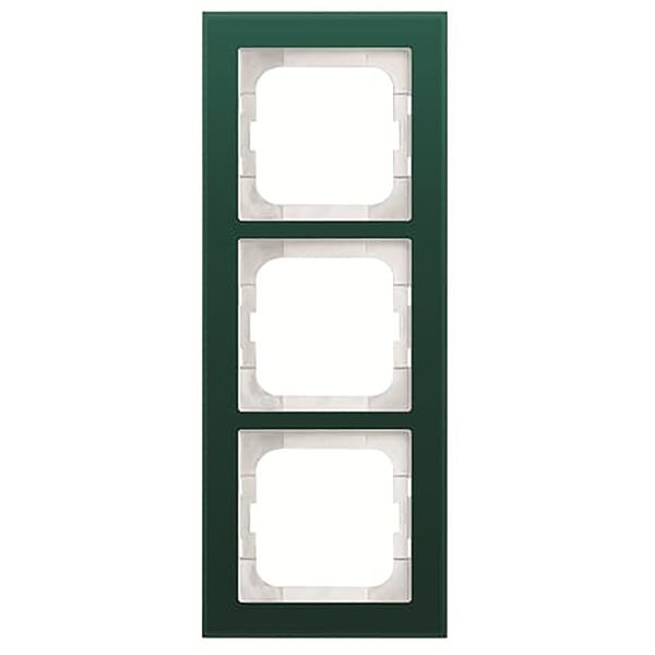 1723-226 Cover Frame Busch-axcent® glass avocado image 1