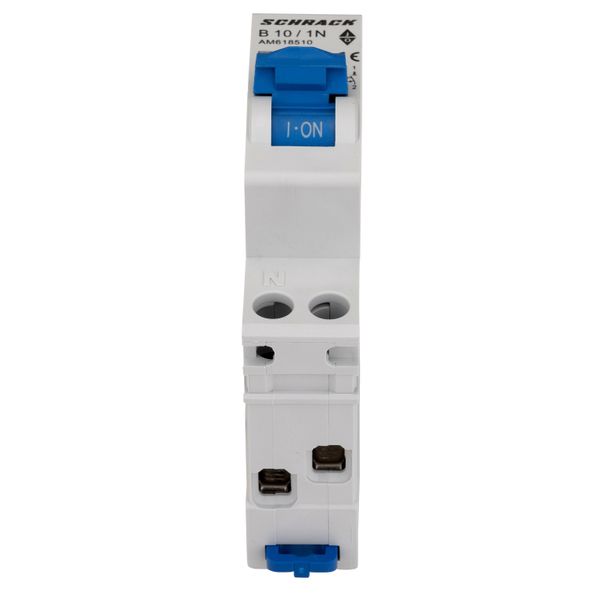 Miniature Circuit Breaker (MCB) AMPARO 6kA, B 10A, 1+N, 1MW image 3