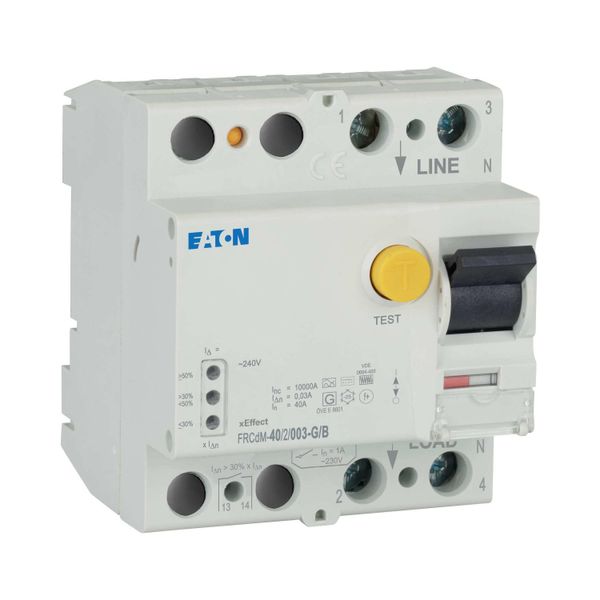 Digital residual current circuit-breaker, all-current sensitive, 40 A, 2p, 30 mA, type G/B image 13