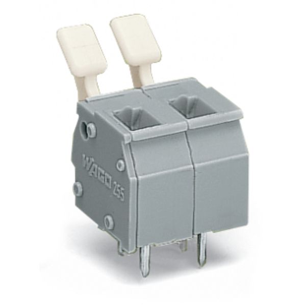 PCB terminal block finger-operated levers 2.5 mm² gray image 7