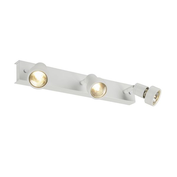 PURI 3 ceiling light, matt white, GU10, max. 3x50W image 3