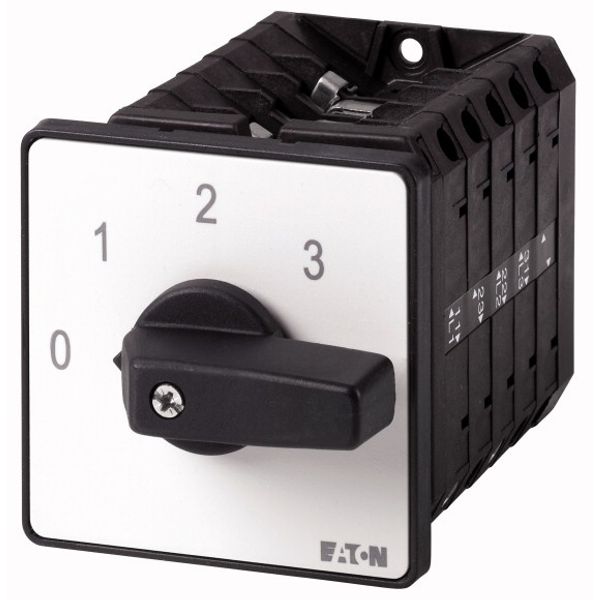 Star-delta switches, T5B, 63 A, flush mounting, 5 contact unit(s), Contacts: 9, 60 °, maintained, With 0 (Off) position, 0-Y-D, SOND 28, Design number image 1