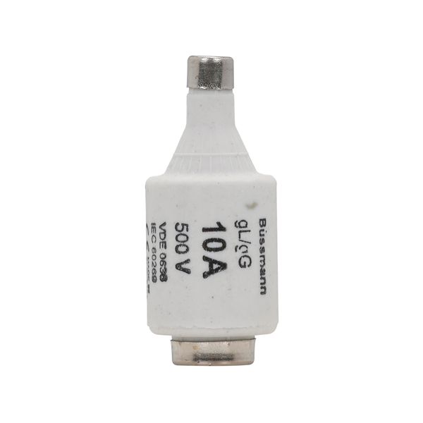 Fuse-link, LV, 10 A, AC 500 V, D2, gL/gG, IEC, time-delay image 10