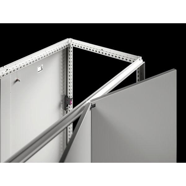 Side panel, vertically divided, 2000x1000 mm, RAL 7035 image 1