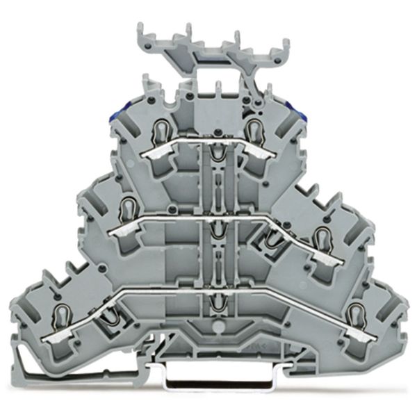 Triple-deck terminal block Through/through/through terminal block L/L/ image 1