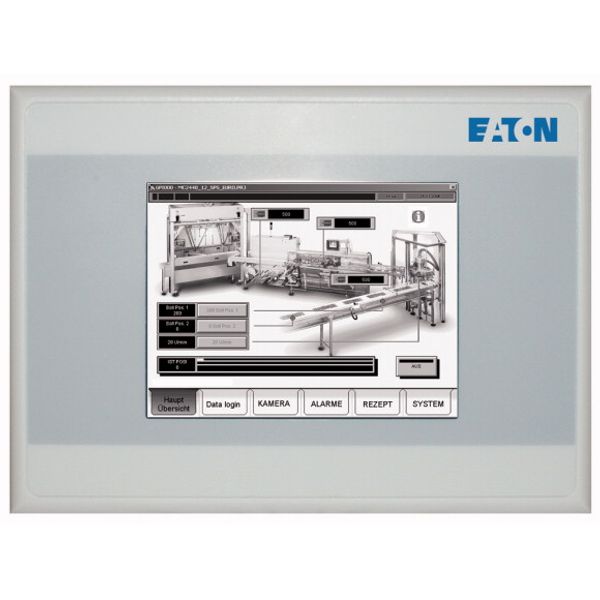 Touch panel, 24 V DC, 3.5z, TFTmono, ethernet, RS232 image 1