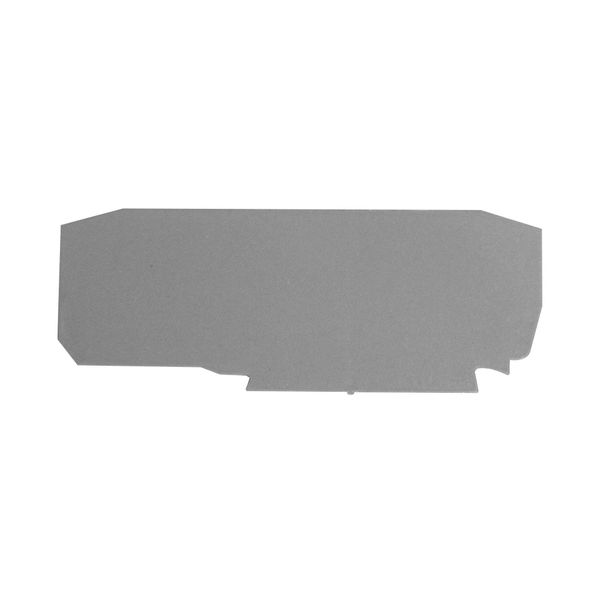 End plate for distribution terminal YBK 2.5 E grey image 1