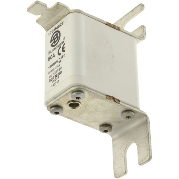 Fuse-link, high speed, 35 A, AC 1000 V, size 00, 30 x 47 x 98 mm, aR, DIN, IEC, single indicator image 3