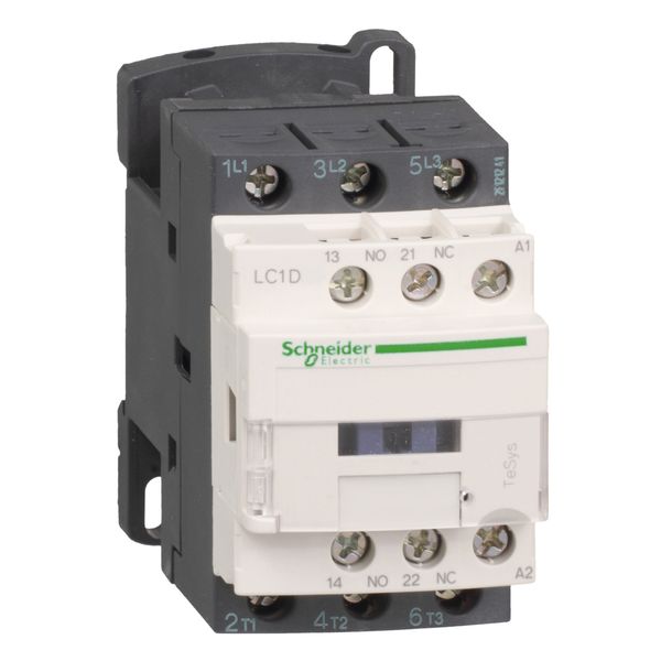 CONTACTOR 12A AC3 3P 1NO+1NC RING AANSL image 1