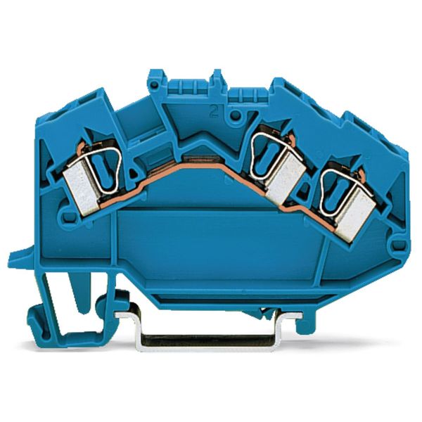 3-conductor through terminal block 4 mm² suitable for Ex i application image 2