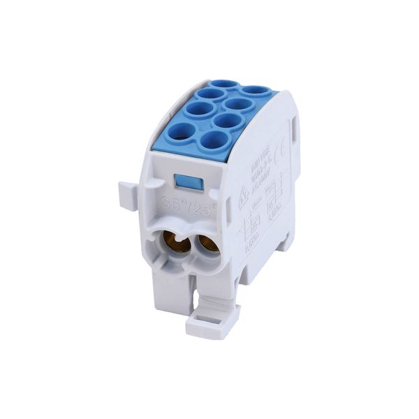 SCB 35 Branch distribution block Al/Cu 80210 SIMBLOCK blue image 1