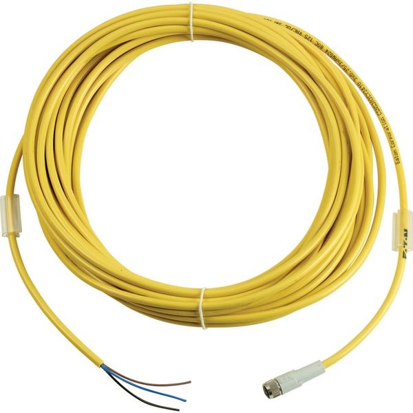 Connection cable 3 pole, flat/open, 10m image 2