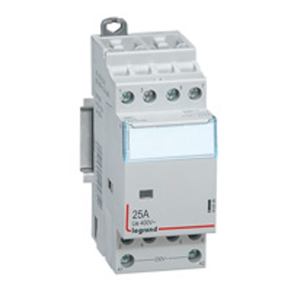 Power contactor CX³ - with 230 V~ coll - 4P - 400 V~ - 25 A - 4 N/C image 1