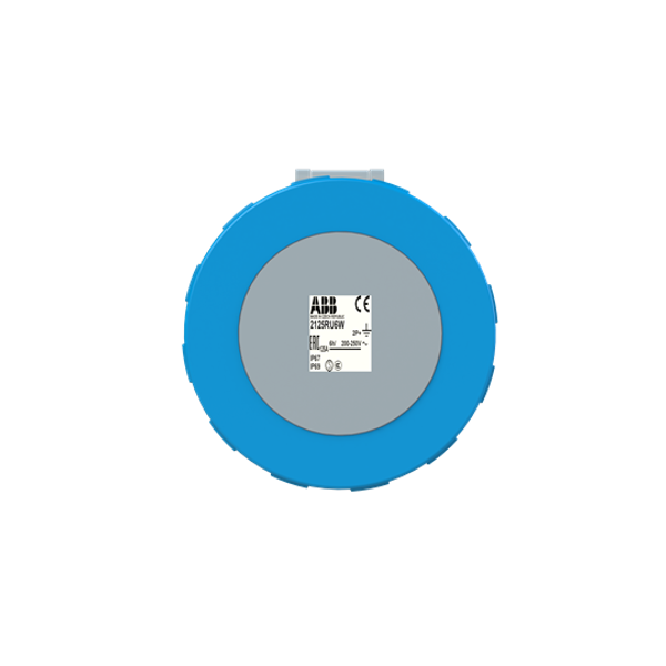 2125RU6W Panel mounted socket image 1