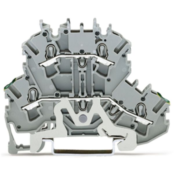 Double-deck terminal block Ground conductor/through terminal block 2.5 image 1