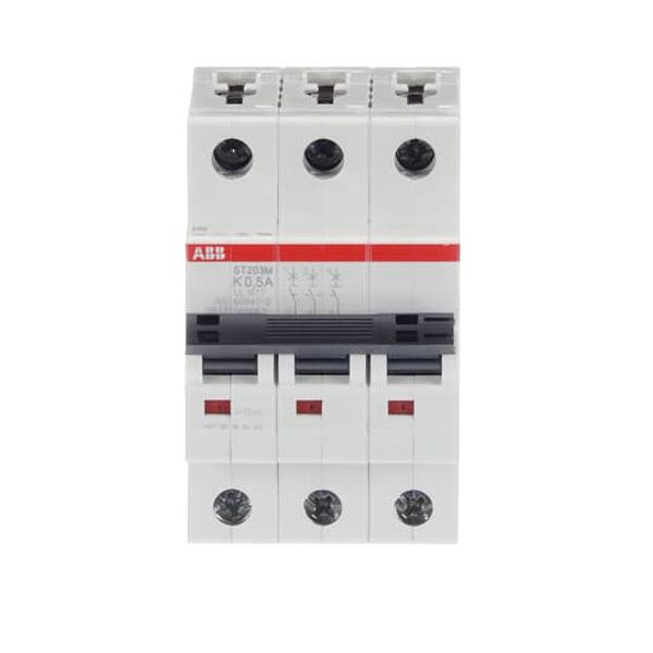 ST203M-K0.5 Miniature Circuit Breaker - 3P - K - 0.5 A image 1