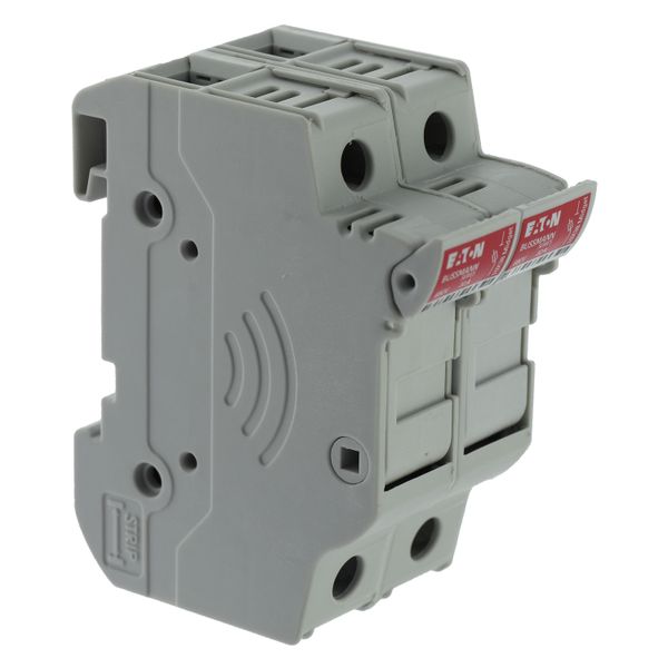 Fuse-holder, LV, 32 A, AC 690 V, 10 x 38 mm, 2P, UL, IEC, indicating, DIN rail mount image 40