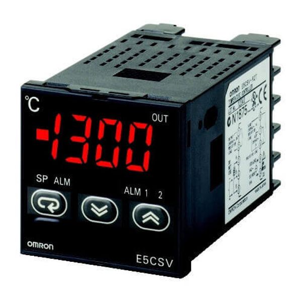 Temp. controller, LITE, DIN48x48, 12 VDC pulsed output, Thermocouple a image 1