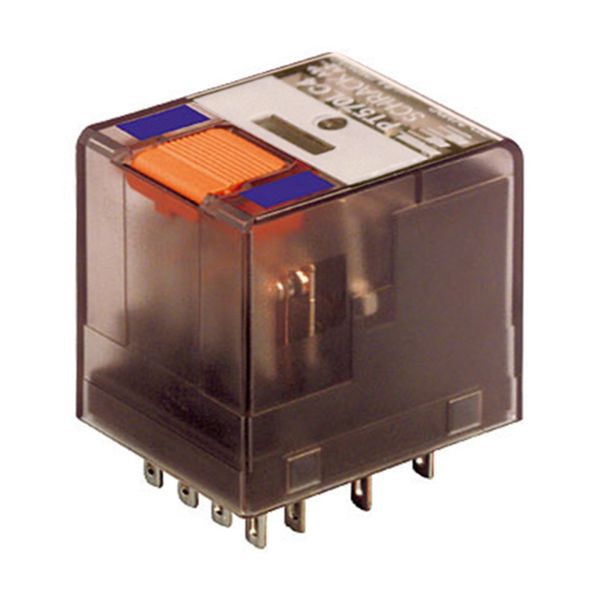 Plug-in Relay 14 pin 4 C/O 24VDC 6A with LED and PD image 1